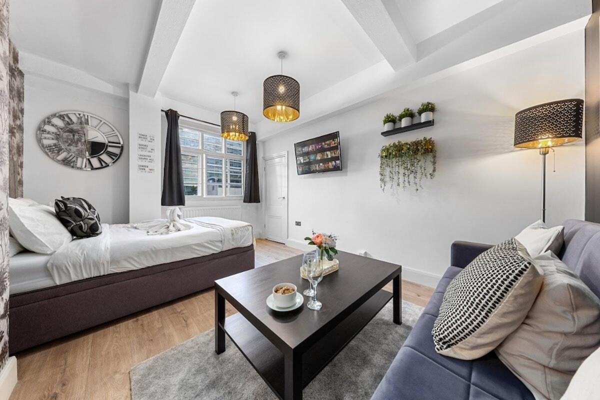 Central London Luxury, Relaxing Apartment! 2 Mins From Paddington Station! Cameră foto